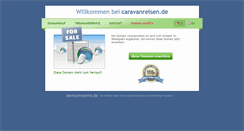 Desktop Screenshot of caravanreisen.de