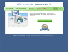 Tablet Screenshot of caravanreisen.de